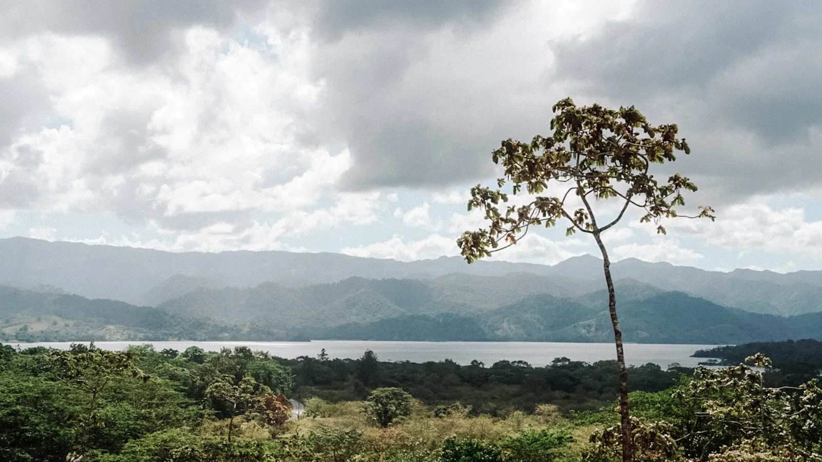 Lac Arenal entouré de montagnes verdoyantes, Costa Rica